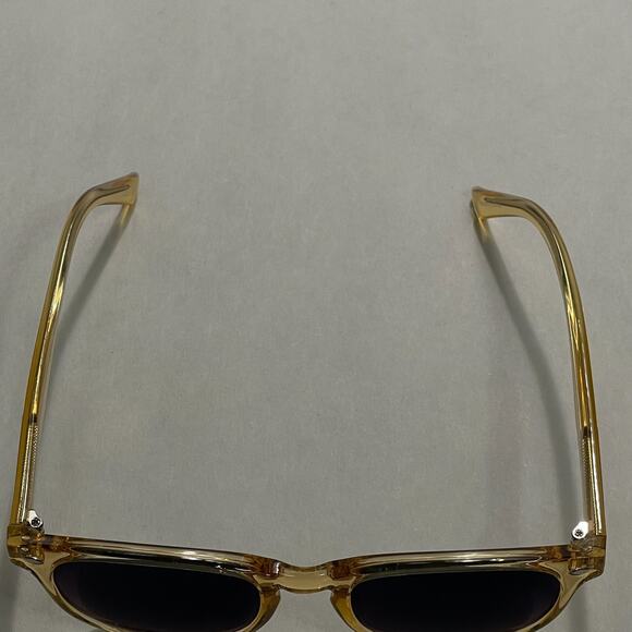 Zenni Optical Eyeglass Frames Only Translucent Yellow Gold Cats Eye - Picture 4 of 7